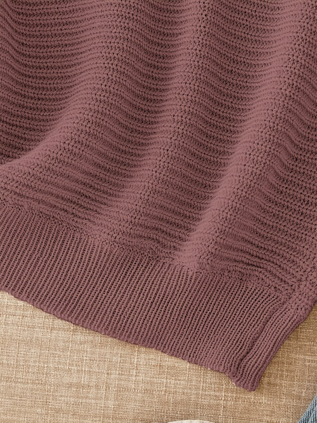 Open-Knit Sweater for Women, Relaxed Style