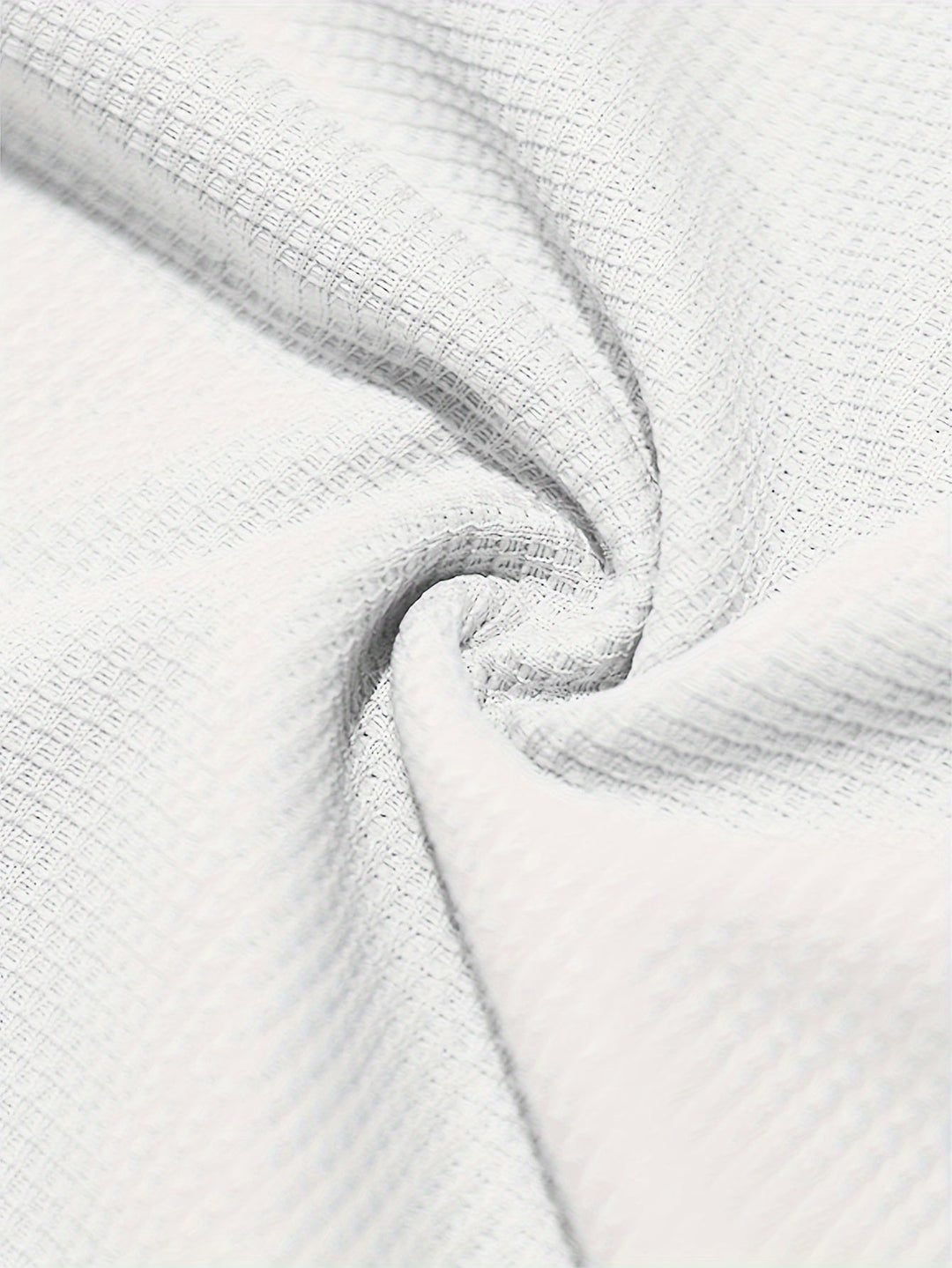 Textured Long-Sleeve Henley for Men