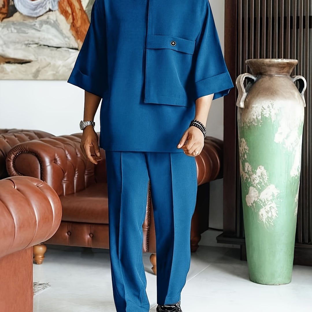 Two-Piece Set for Men, Relaxed Style