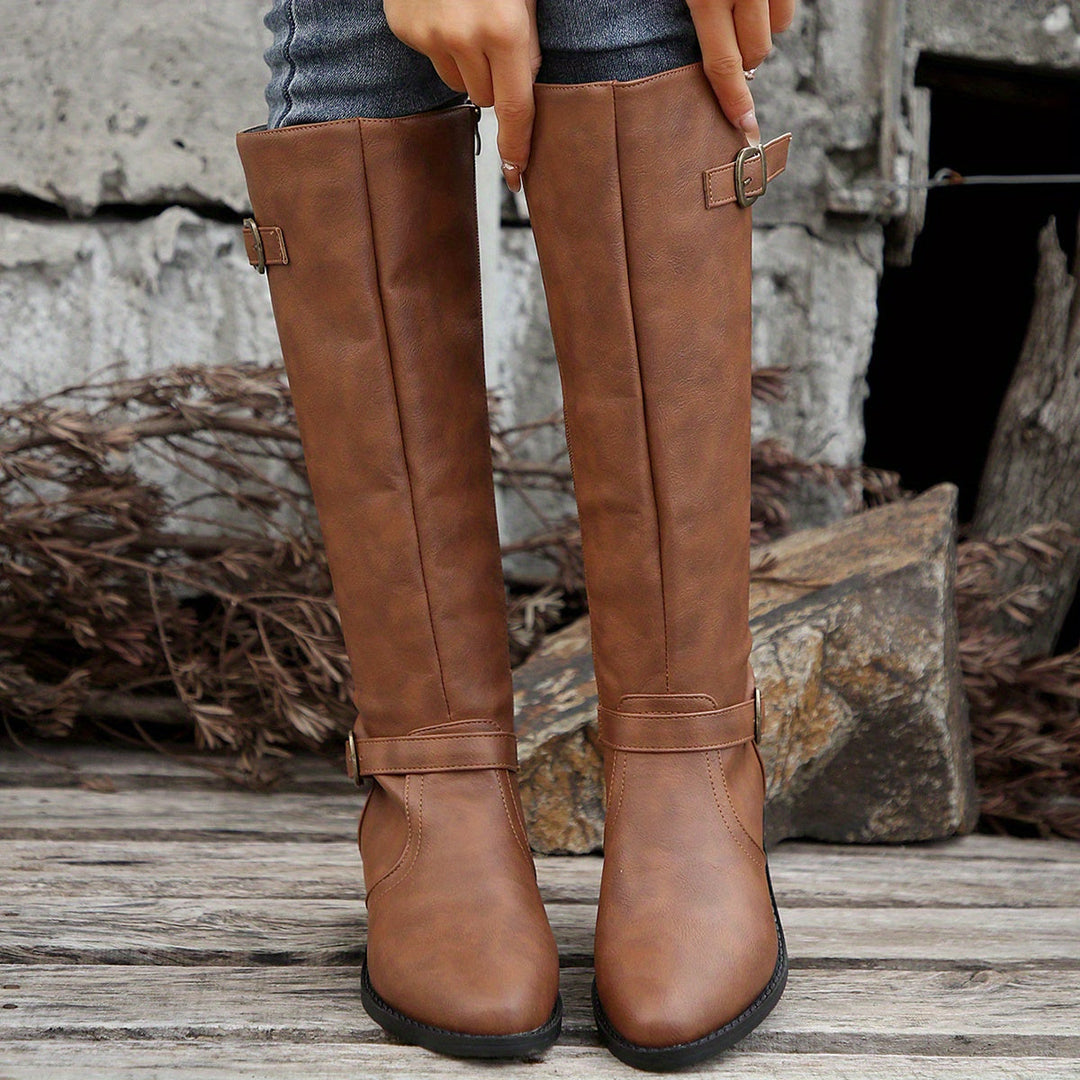 Classic Riding Knee-High Boots for Women