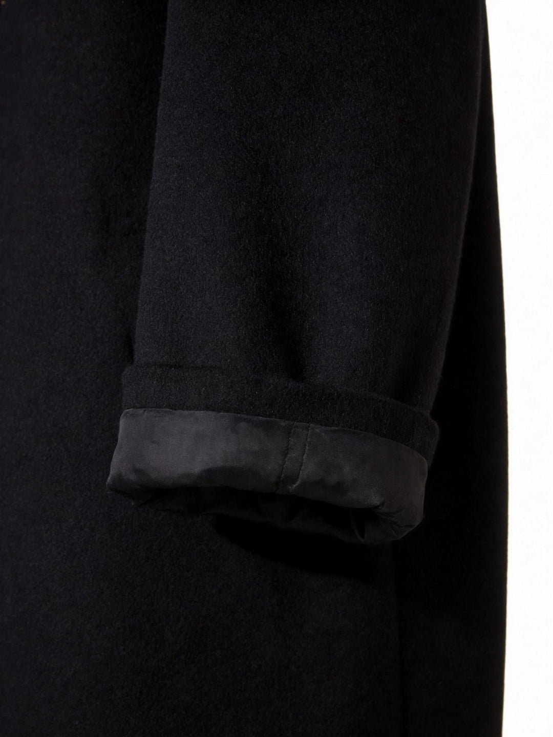 Refined Long Trench Coat for Men, Plus Size