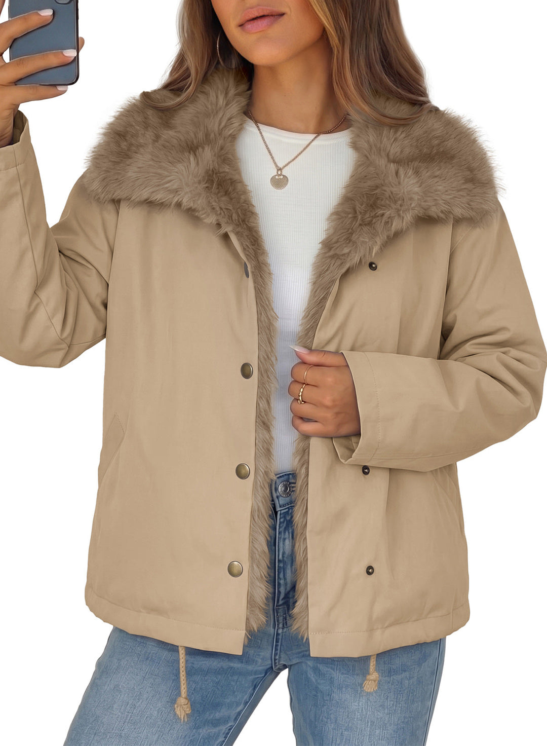 Women's Oversized Faux Fur Jacket