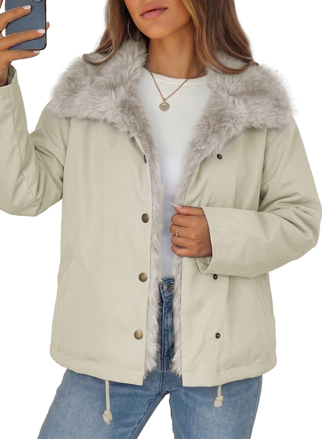 Women's Oversized Faux Fur Jacket