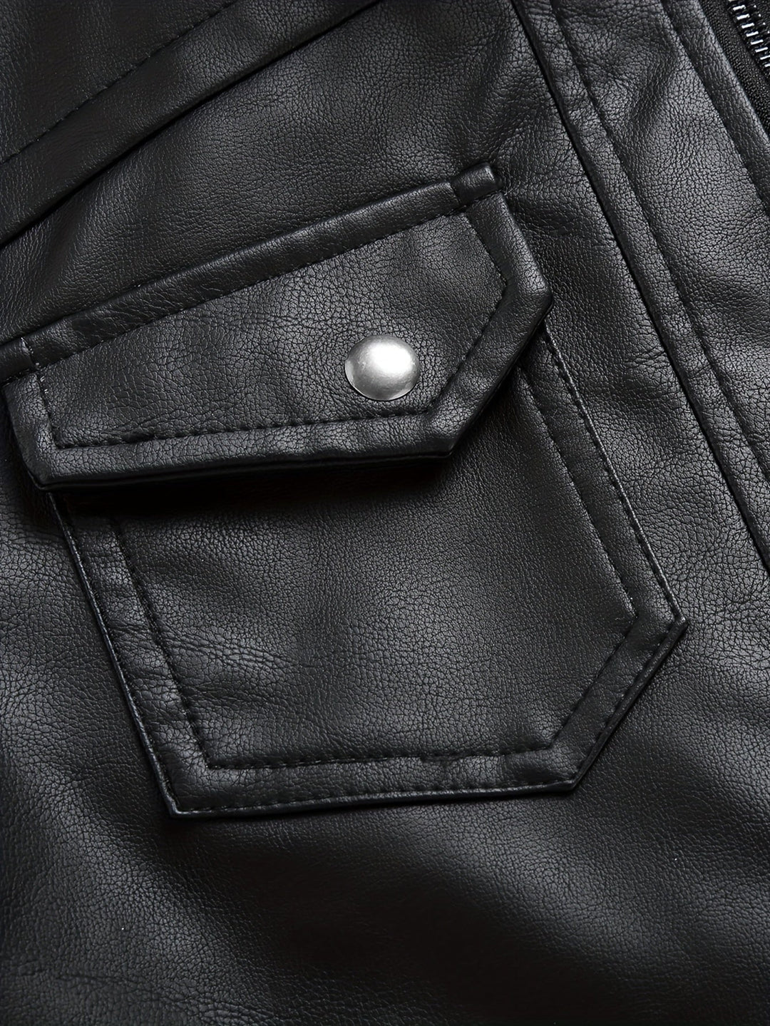 Hooded Moto Jacket for Men