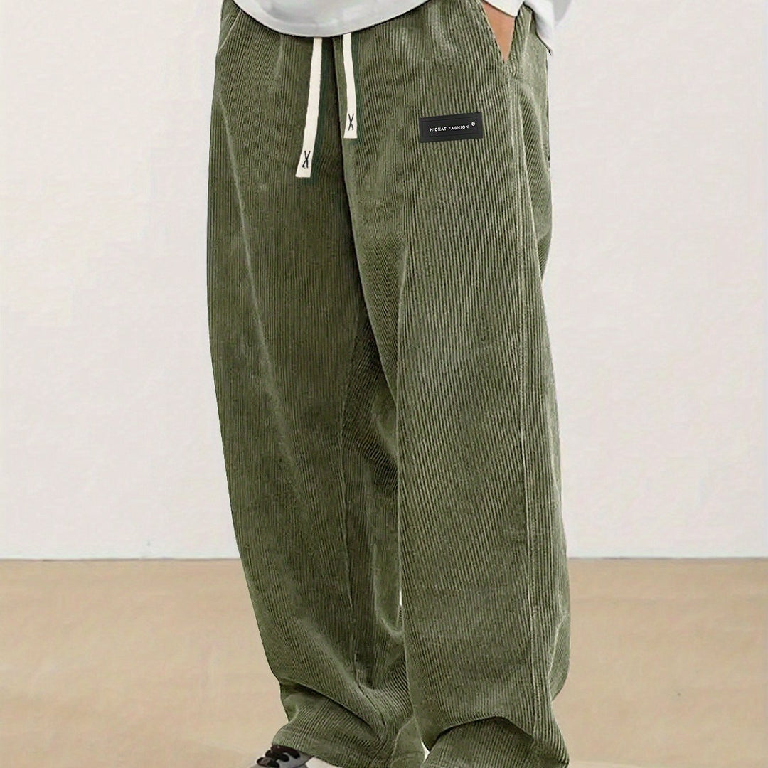 Men's Relaxed Straight-Leg Pants