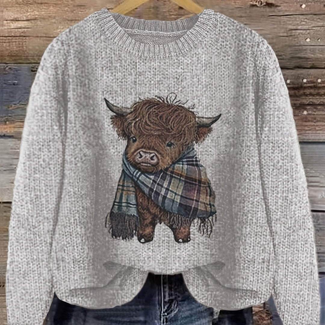 Crewneck Sweater for Women, Cozy Style