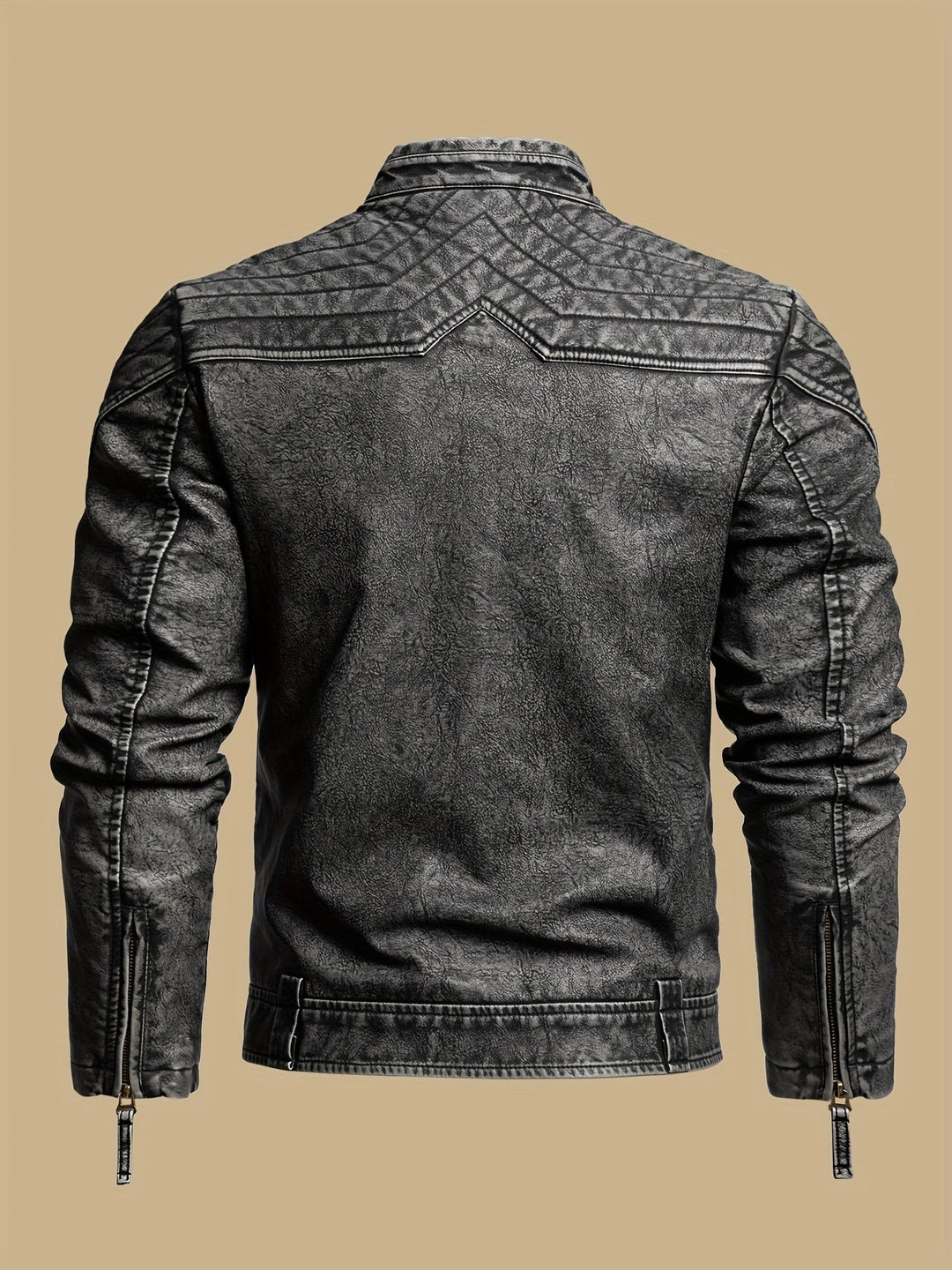 Moto Jacket for Men, Rugged Style