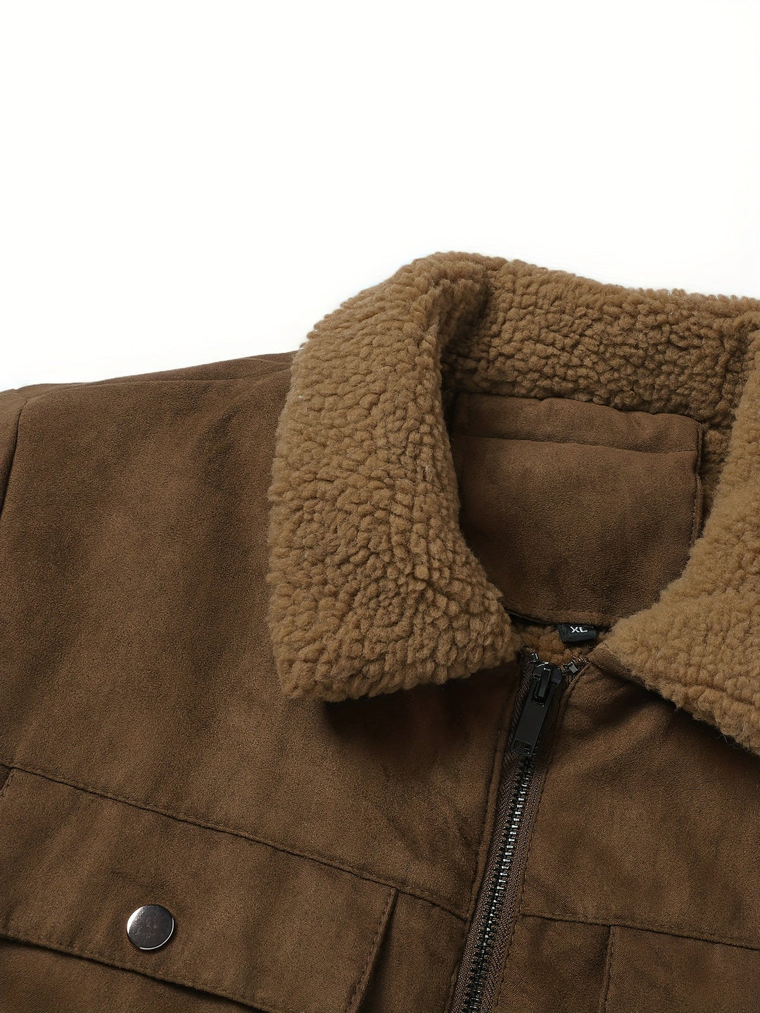 Fleece-Lined Winter Jacket for Men