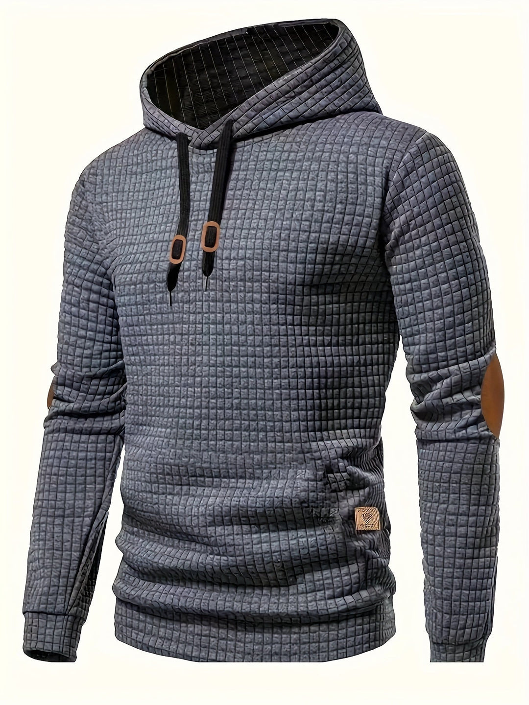 Hooded Sweatshirt for Men, Textured Style