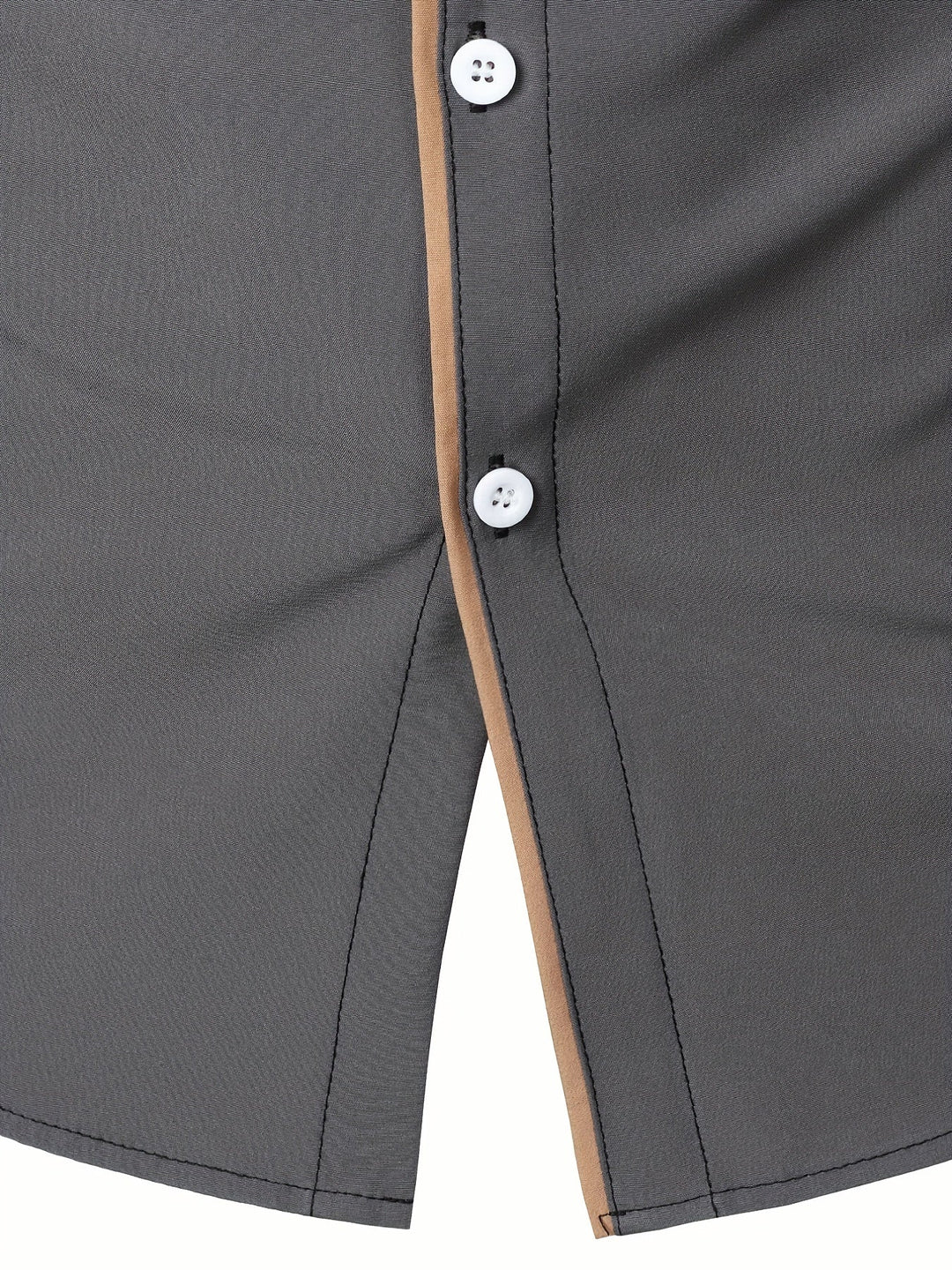 Ladies Contrast-Trim Long Sleeve Shirt