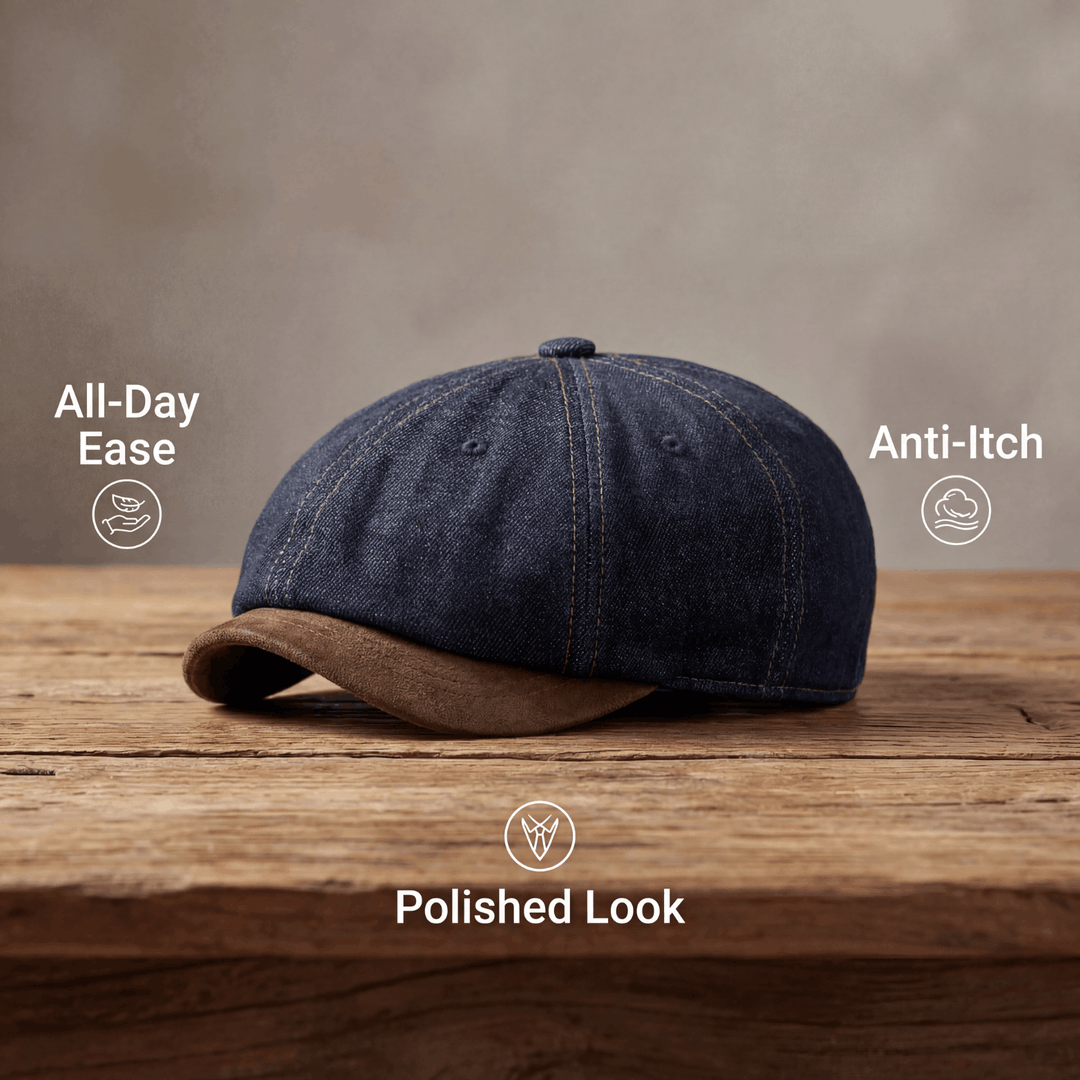 Small Brim Cap, Vintage Style