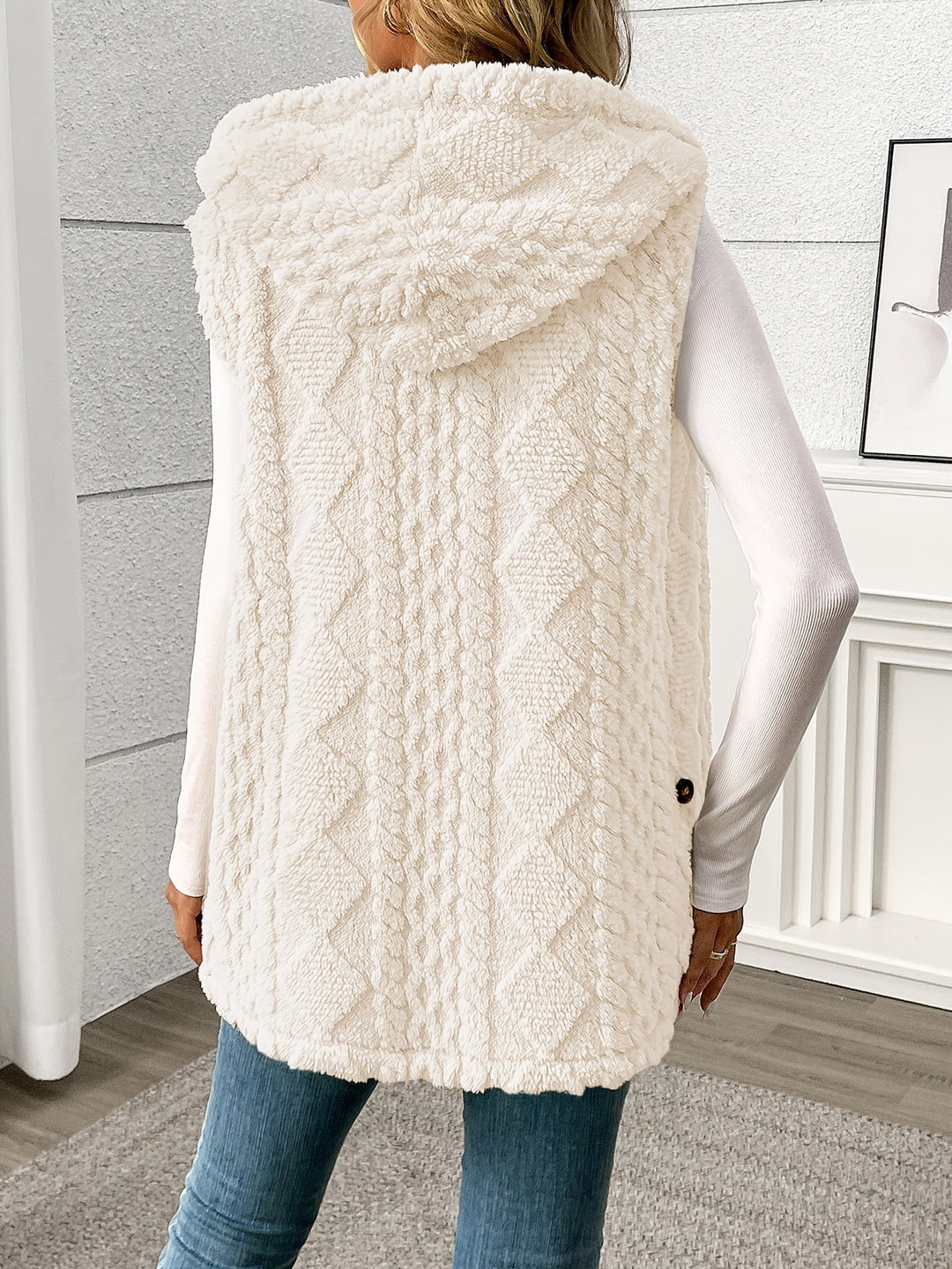 Cozy Hooded Sleeveless Vest for Women