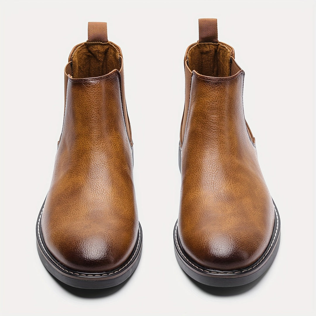 Refined Slip-On Chelsea Boots for Men