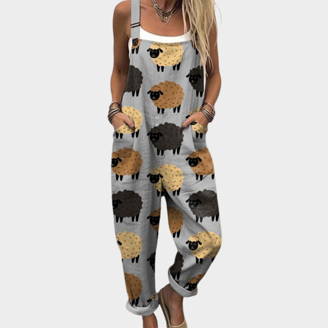 Gray Sheep Art Jumpsuit, Women's Classic Fit