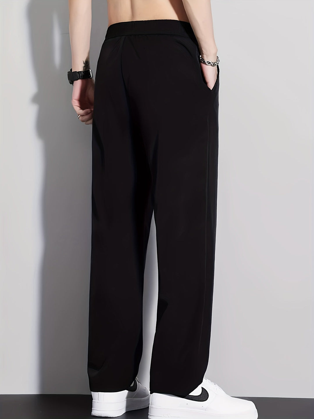 Straight-Leg Pants for Men, Relaxed Style