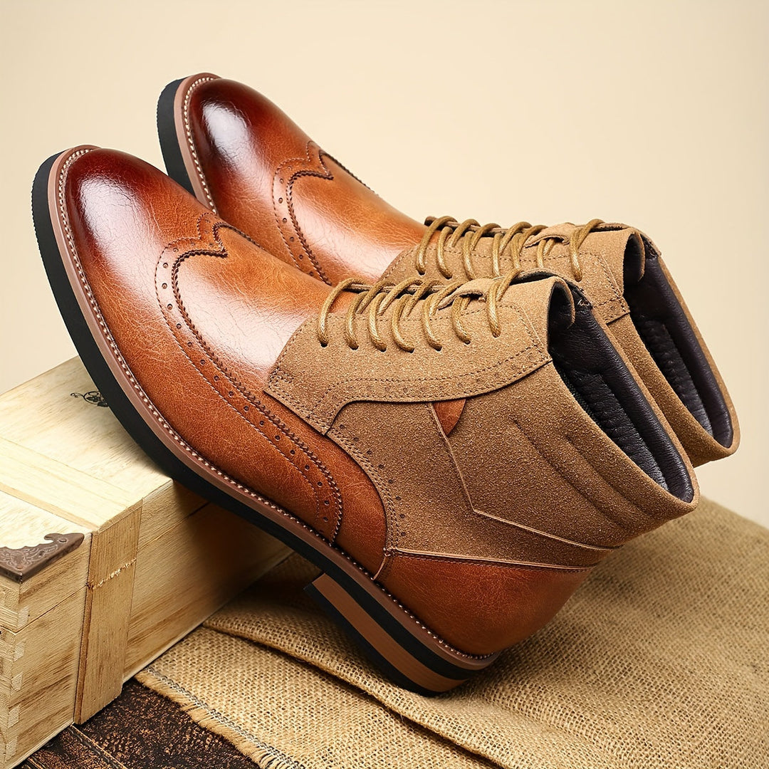 Wingtip Ankle Boots, Men's Classic Fit