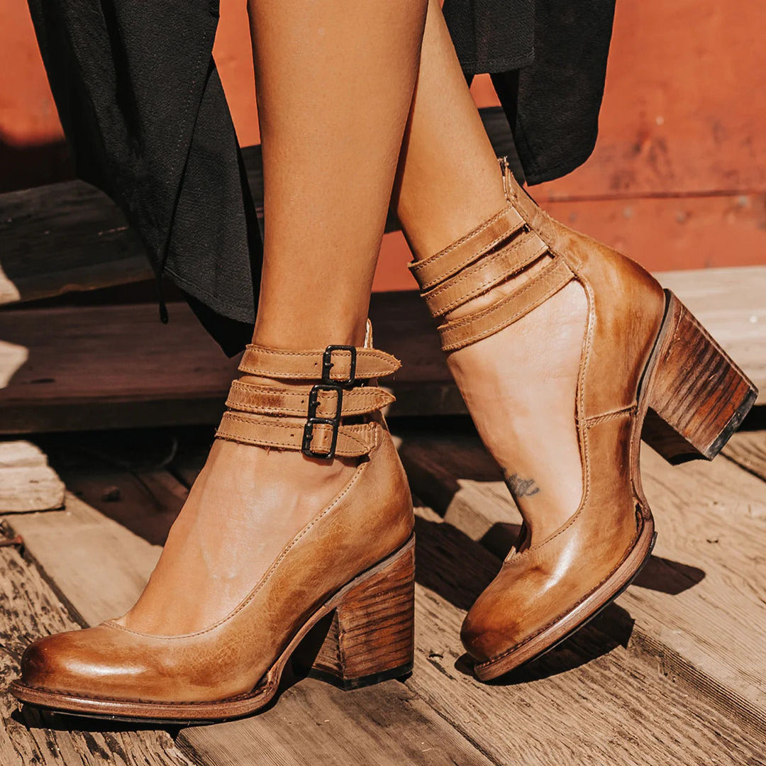 Classic Strap Heels for Women, Comfortable Style