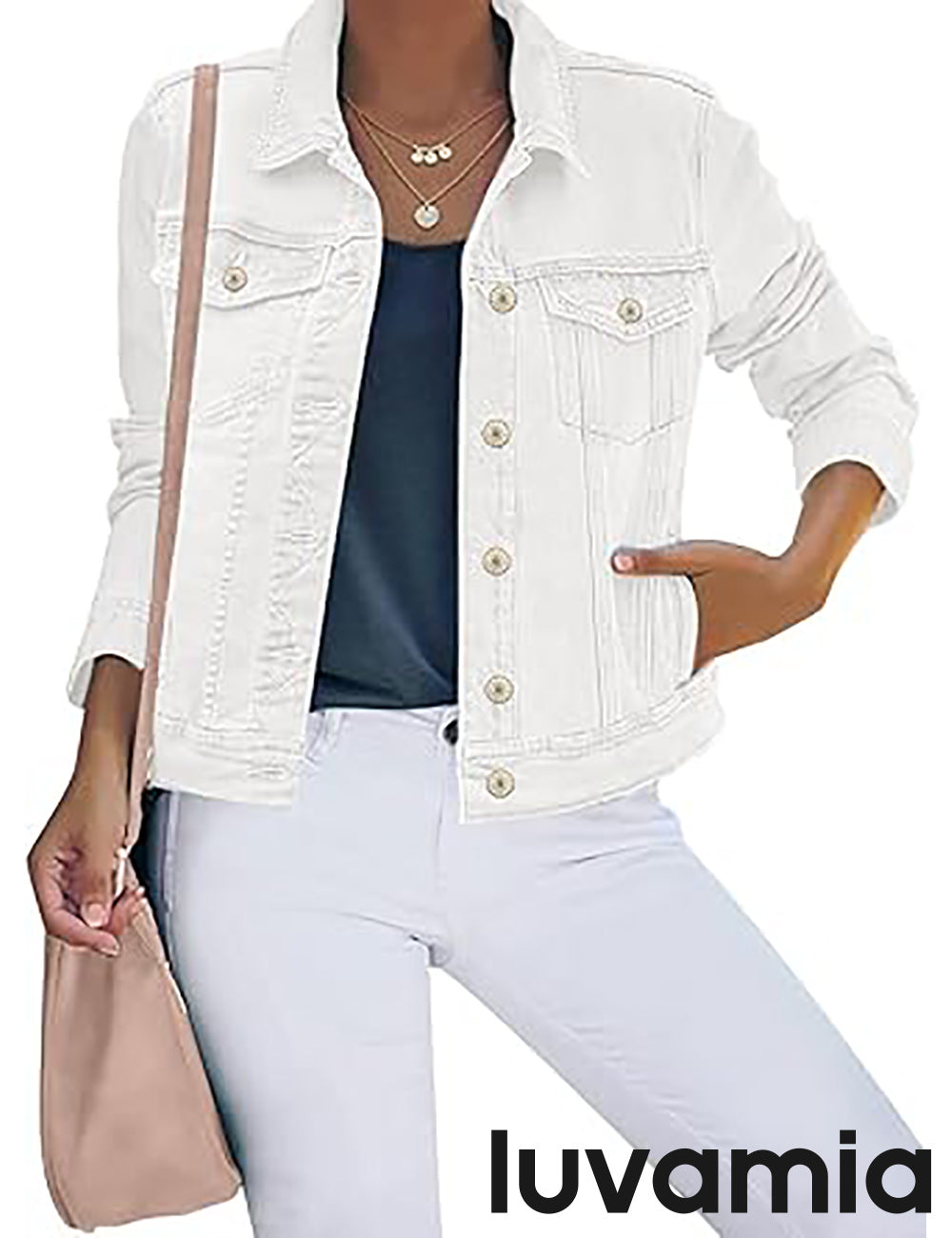 Women's Button-Front Denim Jacket