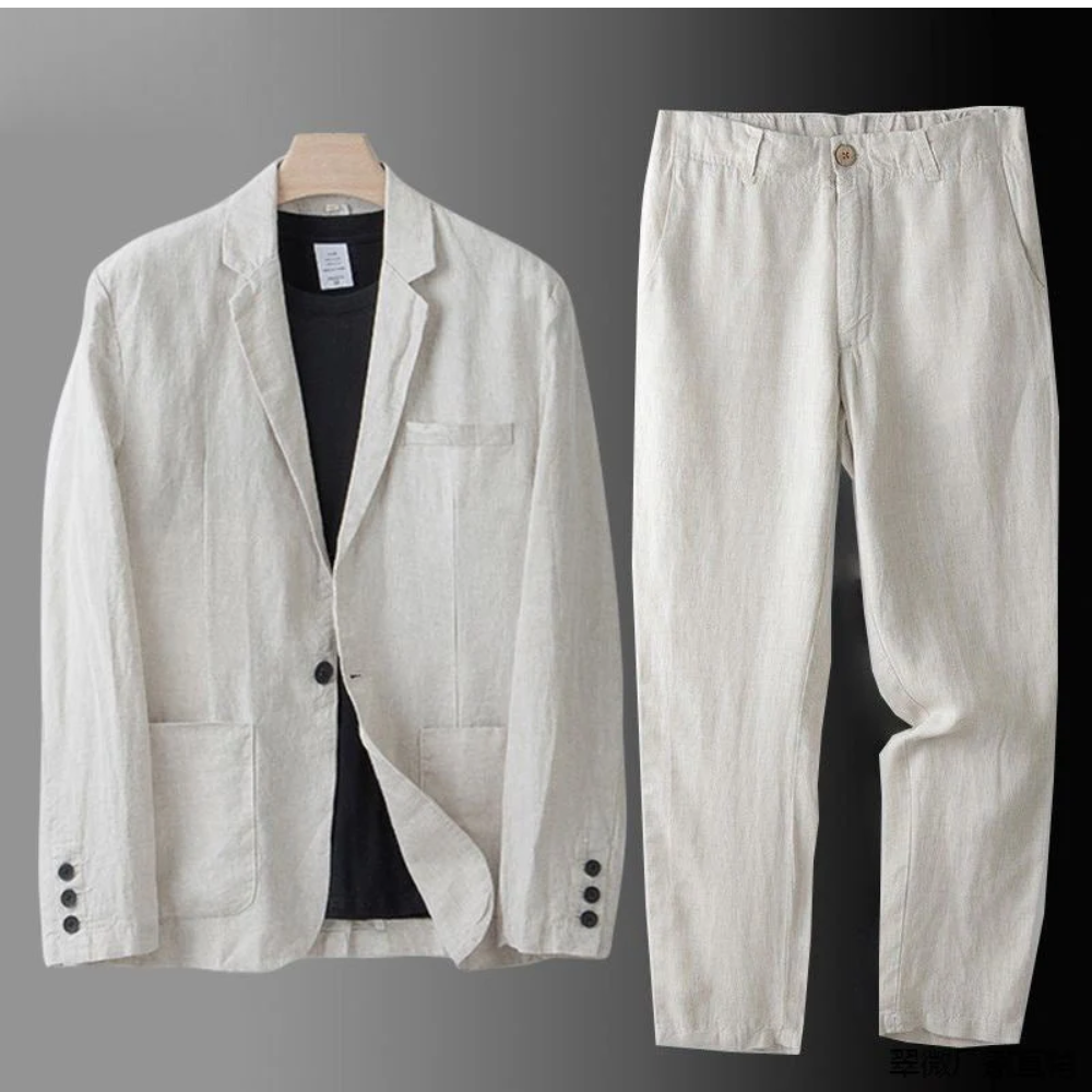 Cardigan and Trouser Set, Men's Classic Fit
