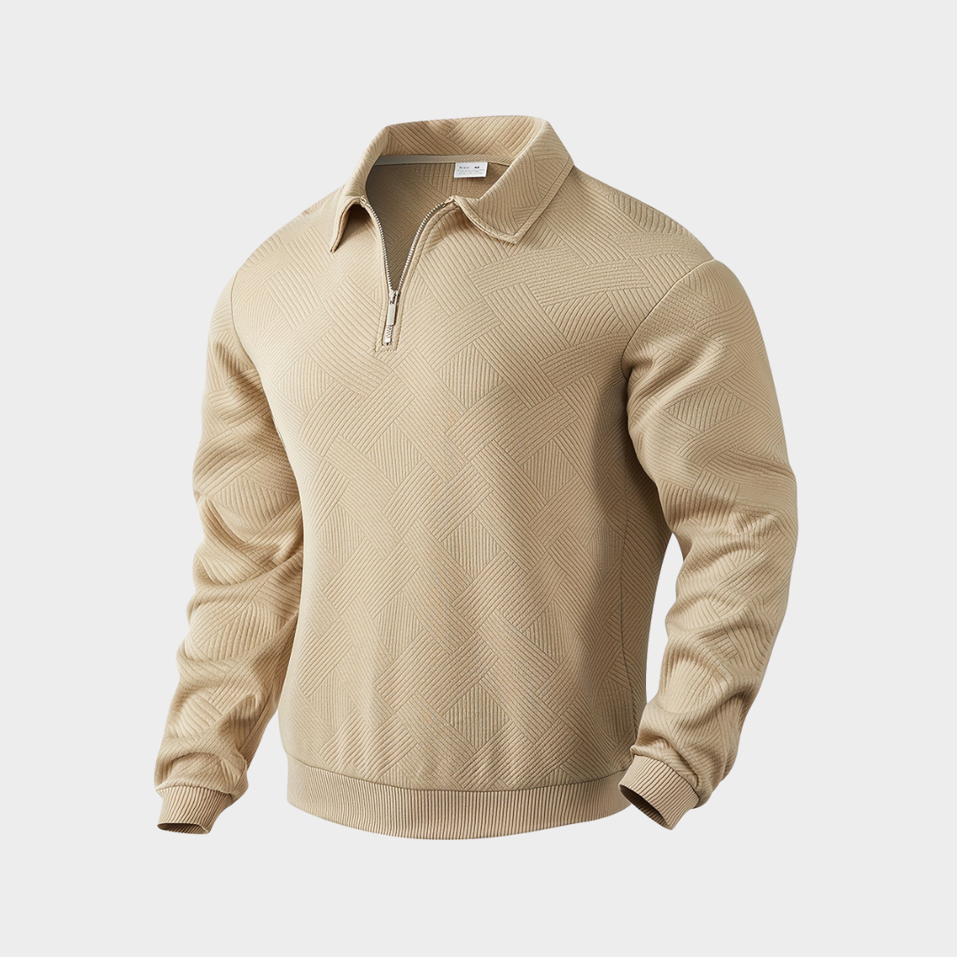 Half-Zip Pullover, Men's Textured Fit