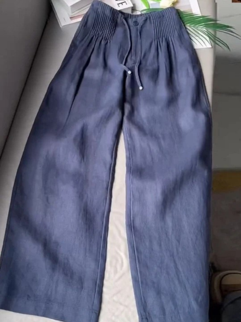 Ladies Elegant Wide Leg Lace Pants