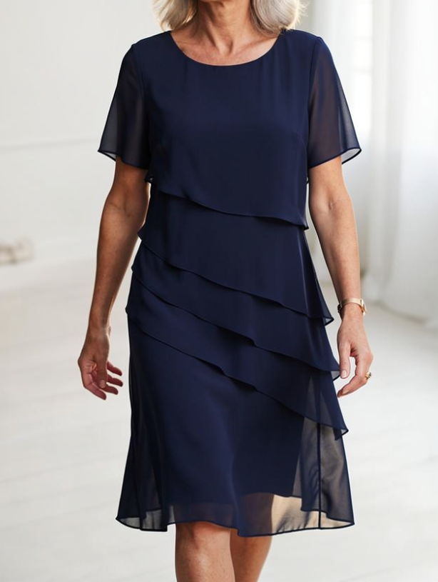 Comfort Ruffle Dress, Women's Casual Fit
