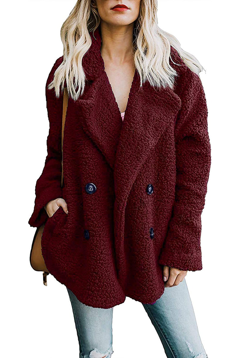 Women's Fuzzy Faux Fur Winter Coat