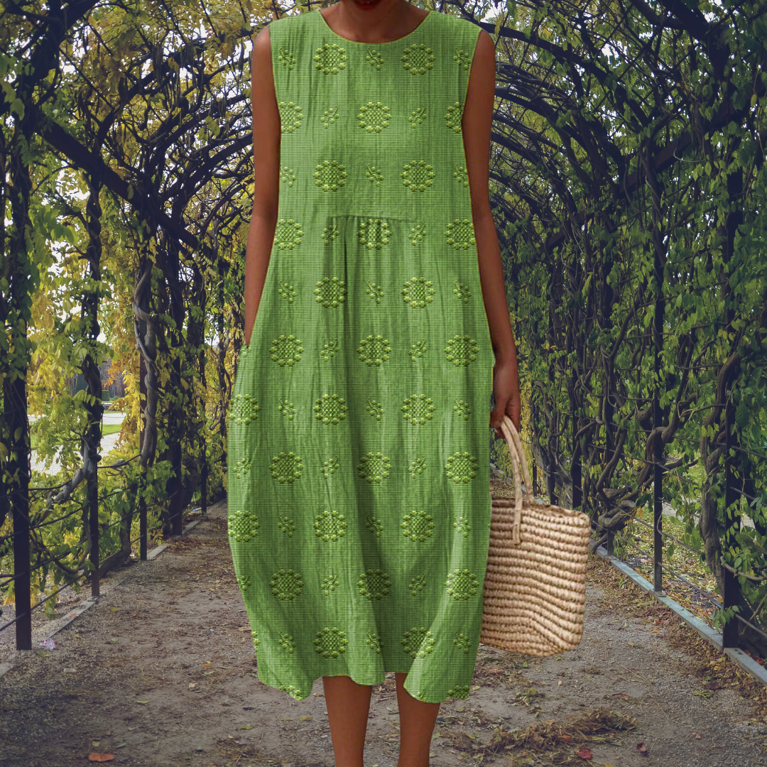 Elegant Sleeveless Pocket Dress for Women