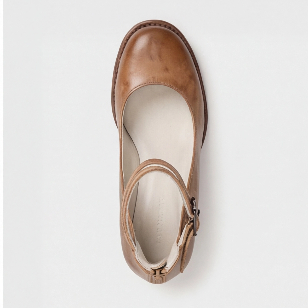 Elegant Retro Ankle Strap Heels for Women