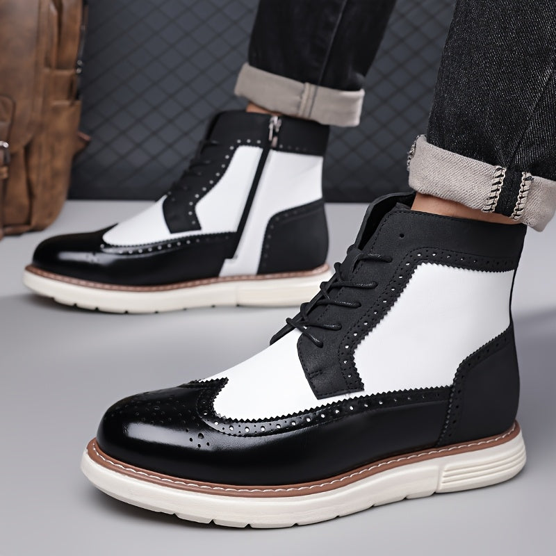 Wingtip Ankle Boots, Men's Refined Fit