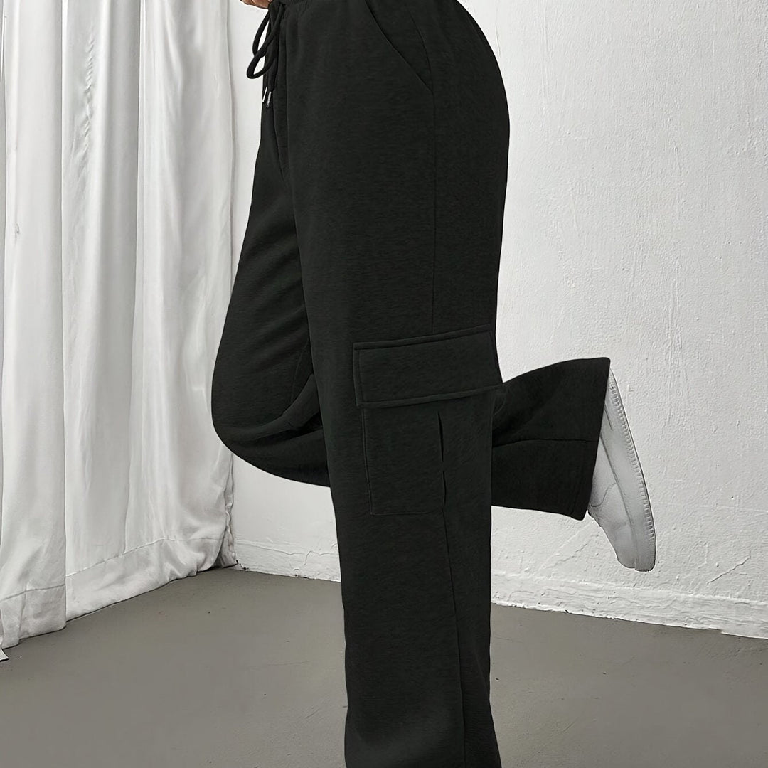 Relaxed Cargo Sweatpants for Women
