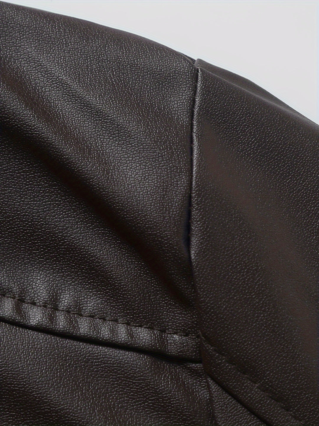 Stand-Collar Moto Jacket for Men
