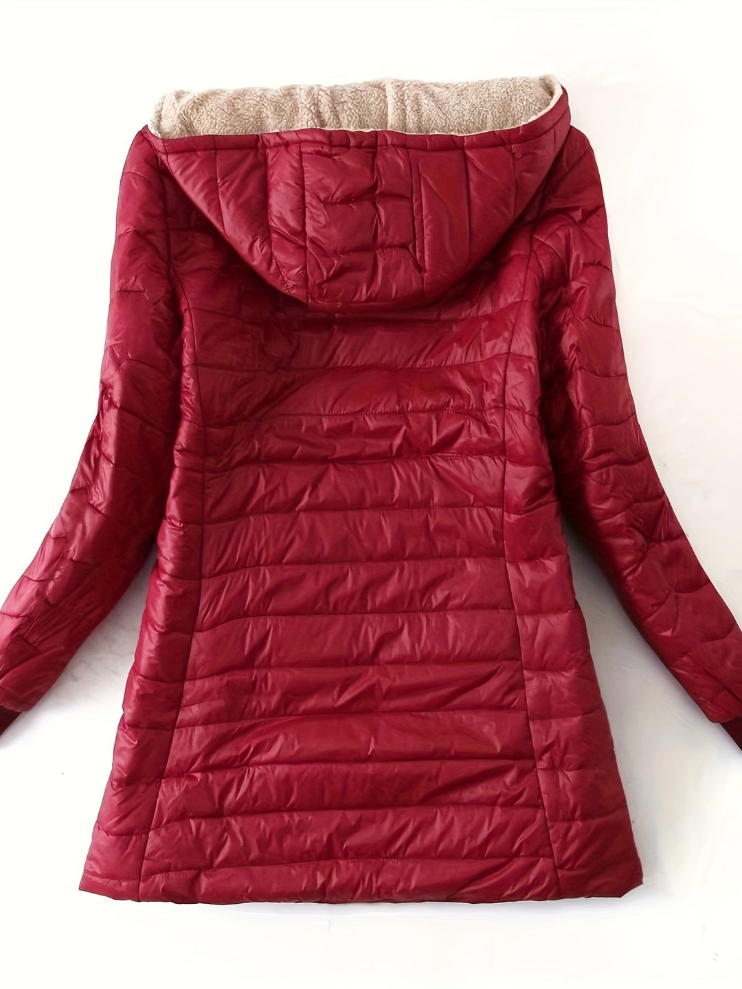Quilted Longline Coat for Women