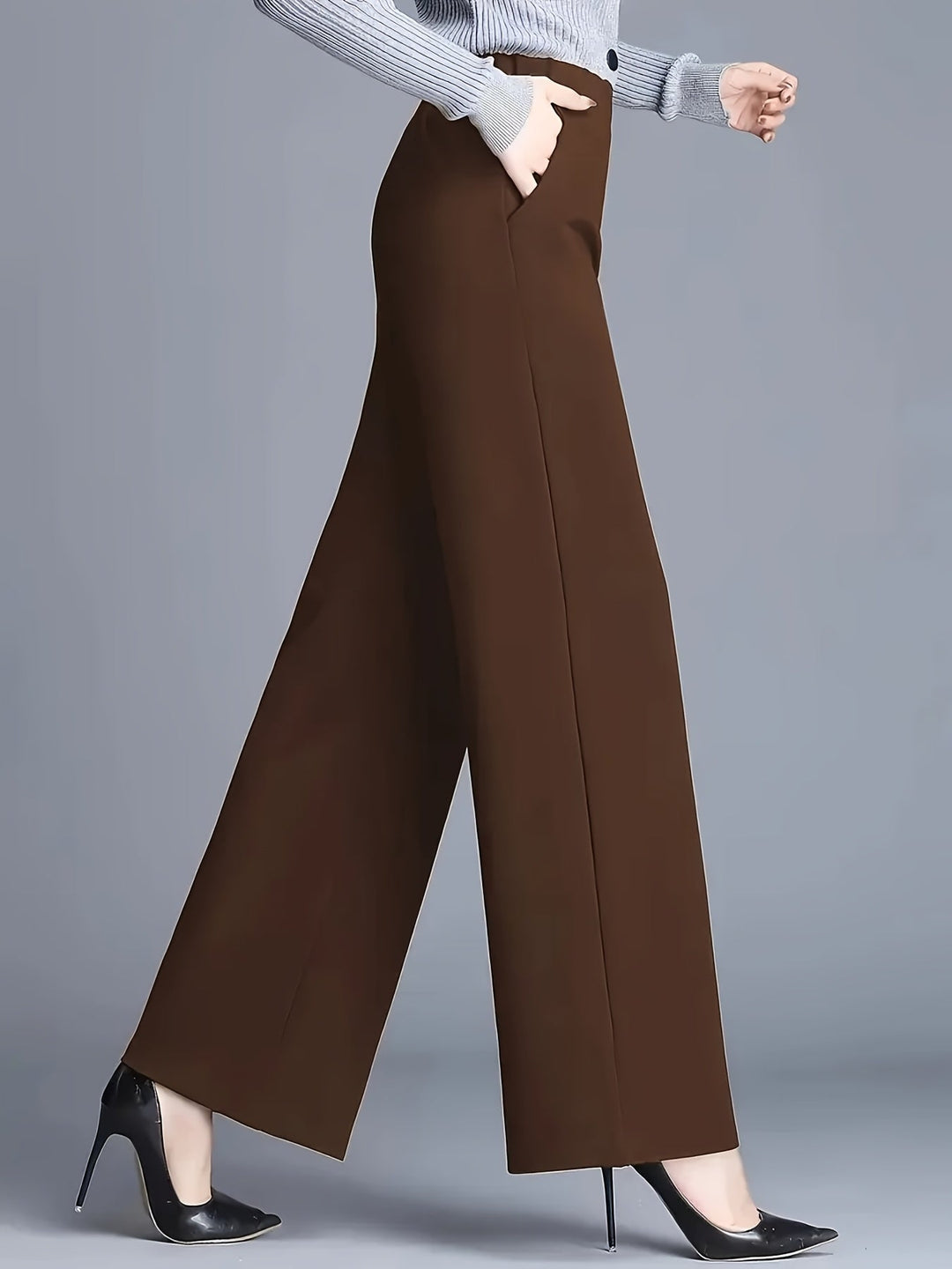 High-Waisted Wide-Leg Pants for Women