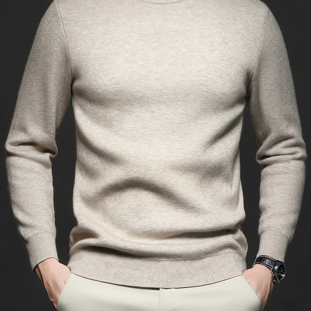 Refined Mock-Neck Sweater for Men