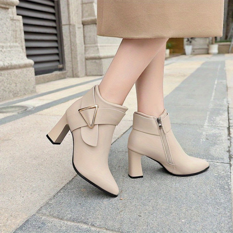 Refined Pointed-Toe Ankle Boots for Women