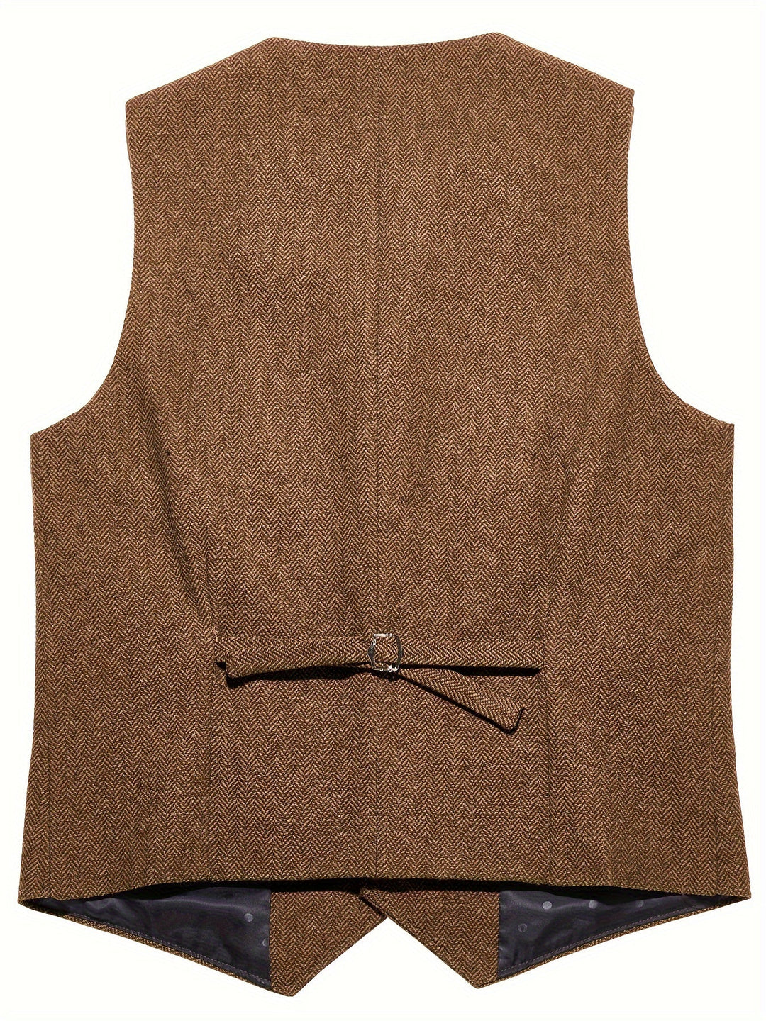 Refined Herringbone Waistcoat for Men