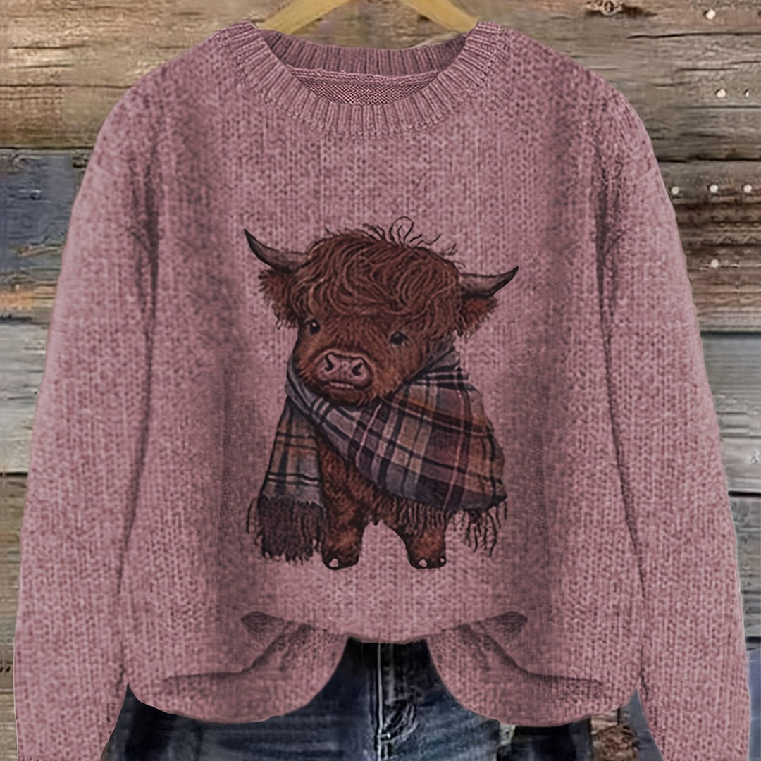 Crewneck Sweater for Women, Cozy Style