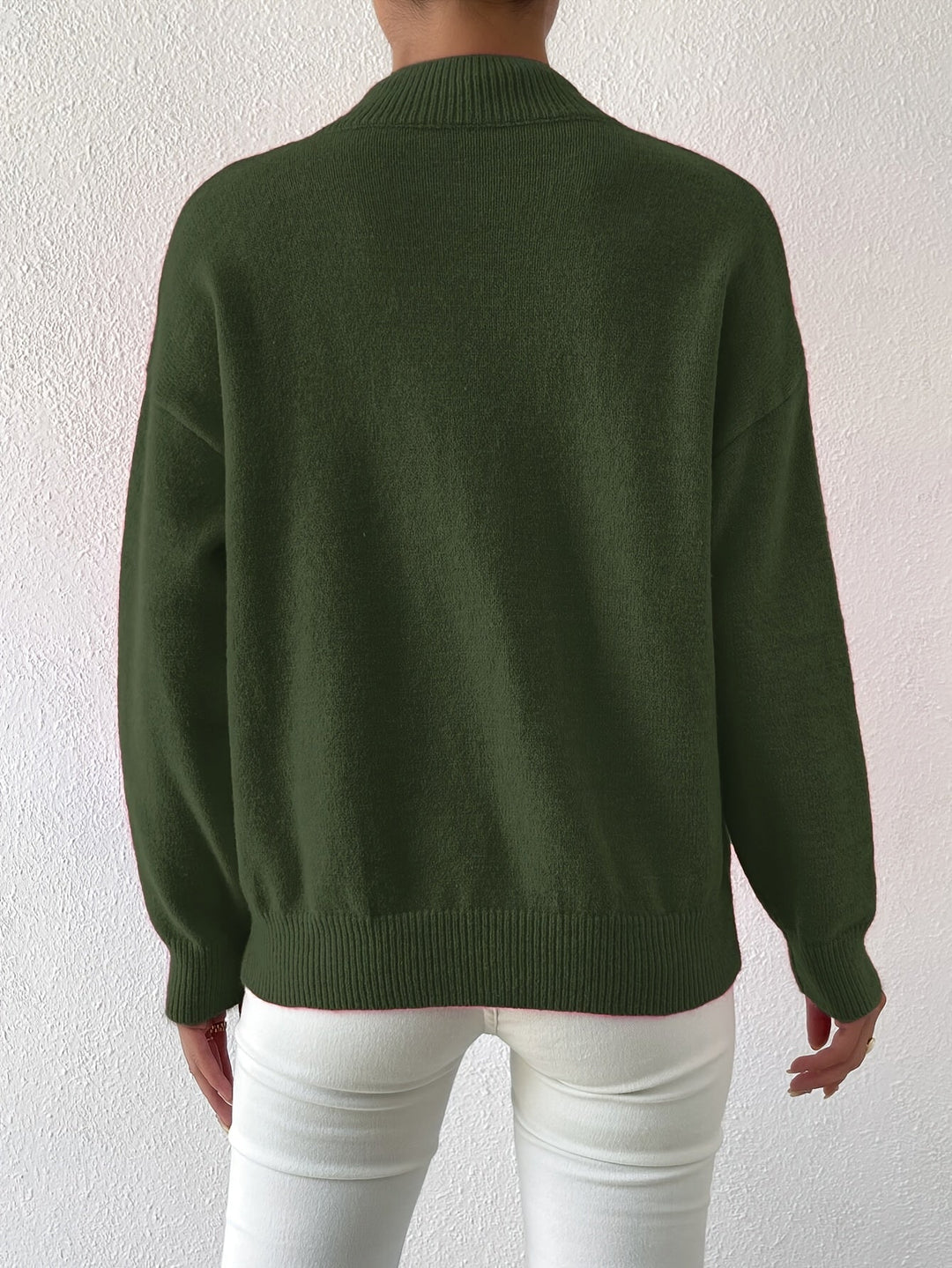 Mock Neck Sweater, Women's Refined Fit