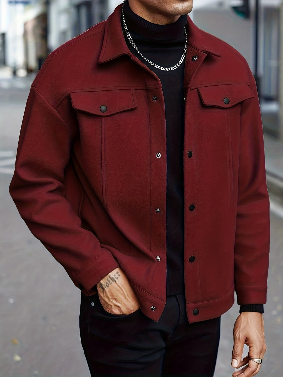 Everyday Jacket for Men, Refined Style