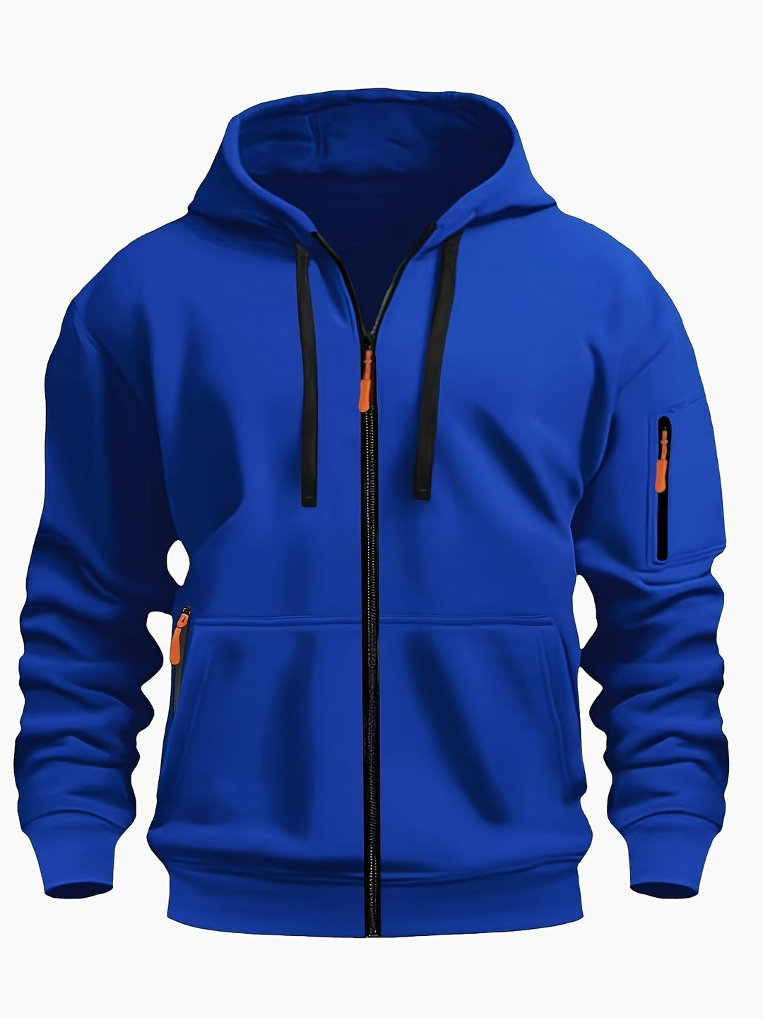Everyday Zip-Up Hoodie for Men, Plus Size