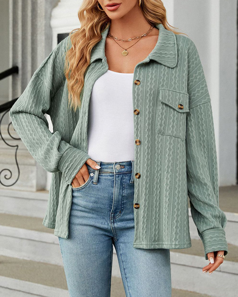 Women's Cotton Blend Winter Jacket – Relaxed Fit