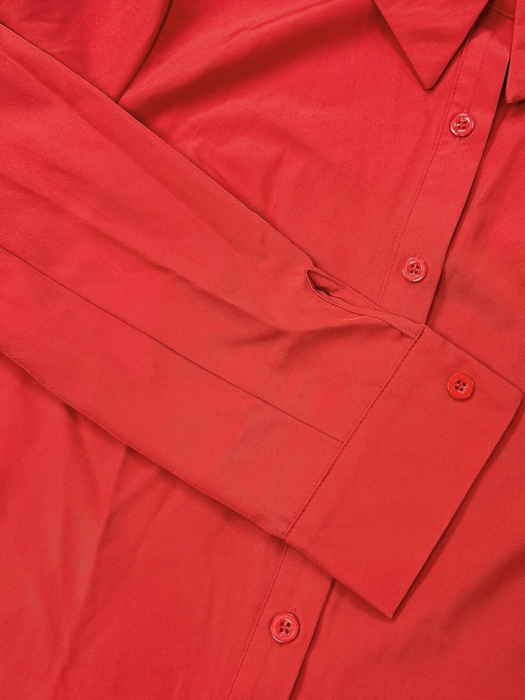 Refined Button-Front Blouse for Women