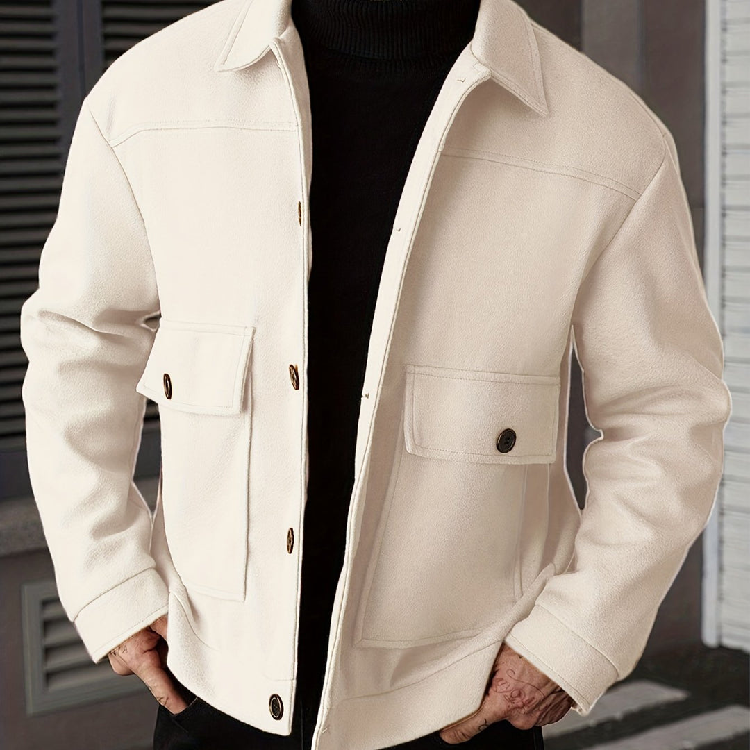 Structured Utility Jacket for Men