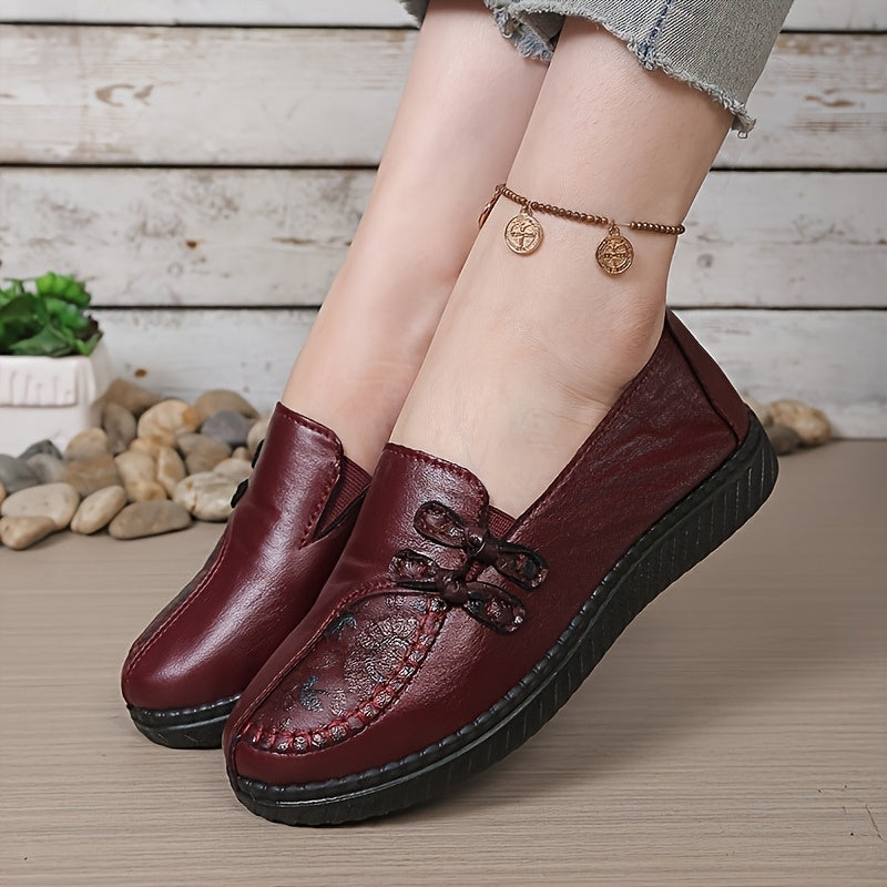 Cushioned Slip-On Loafers for Women