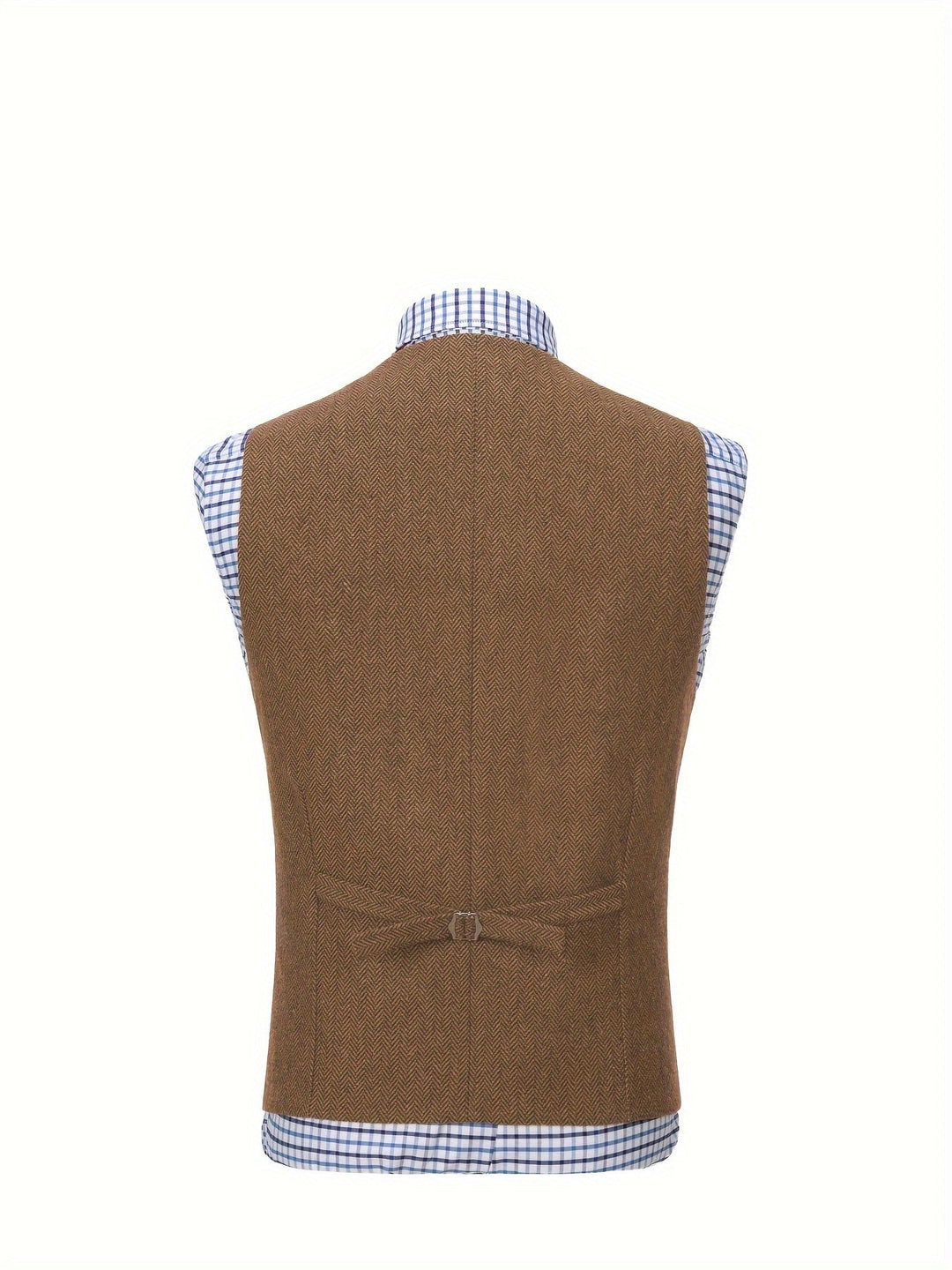Heritage Herringbone Vest for Men, Plus Size