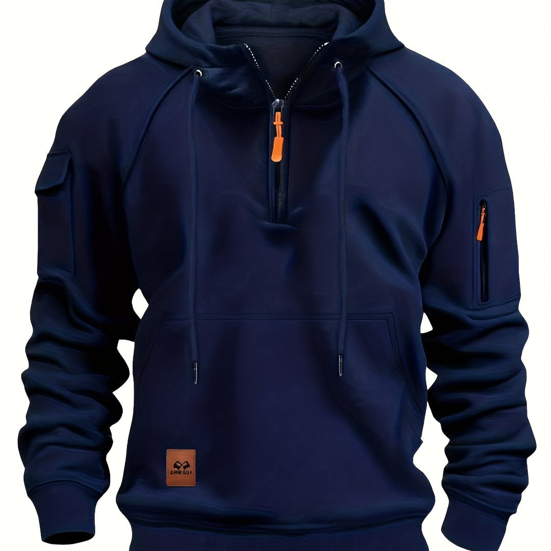 Utility Quarter-Zip Hoodie for Men
