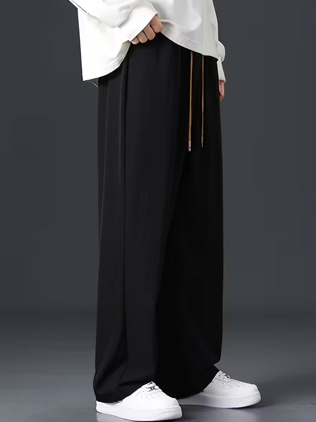 Wide-Leg Trousers, Men's Relaxed Fit