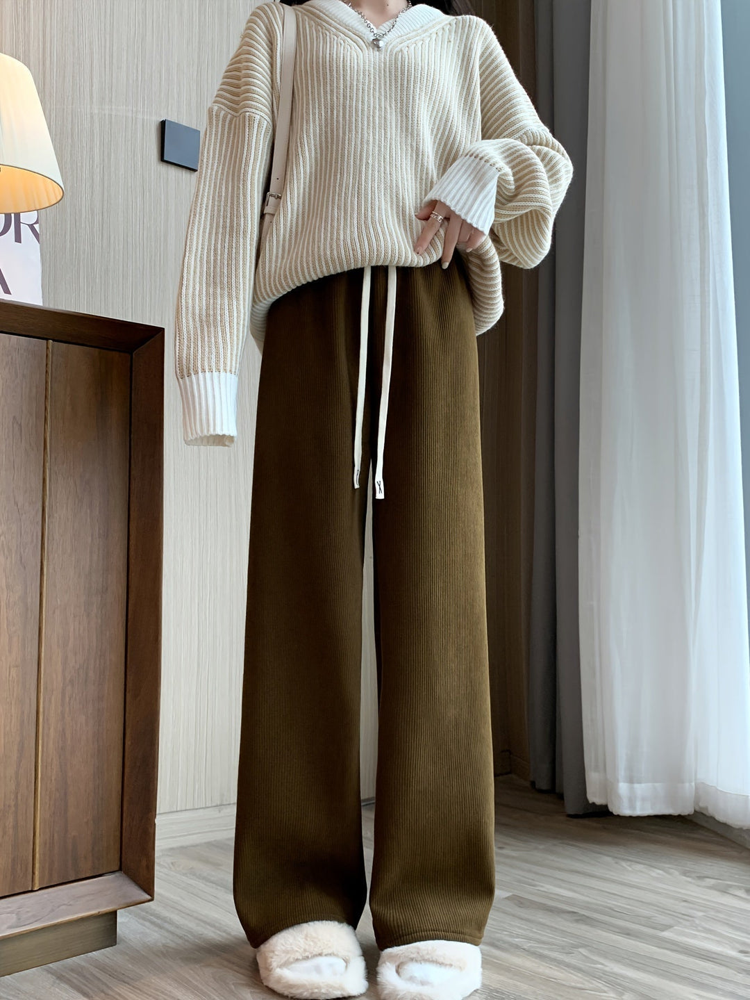 Cozy Wide-Leg Lounge Pants for Women