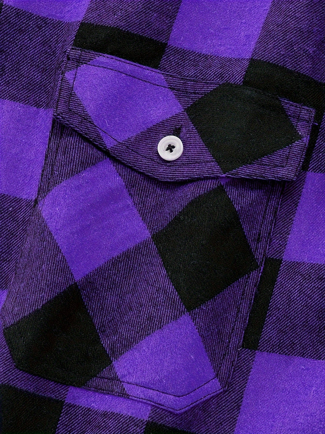 Checked Flannel Shirt for Men, Classic Style